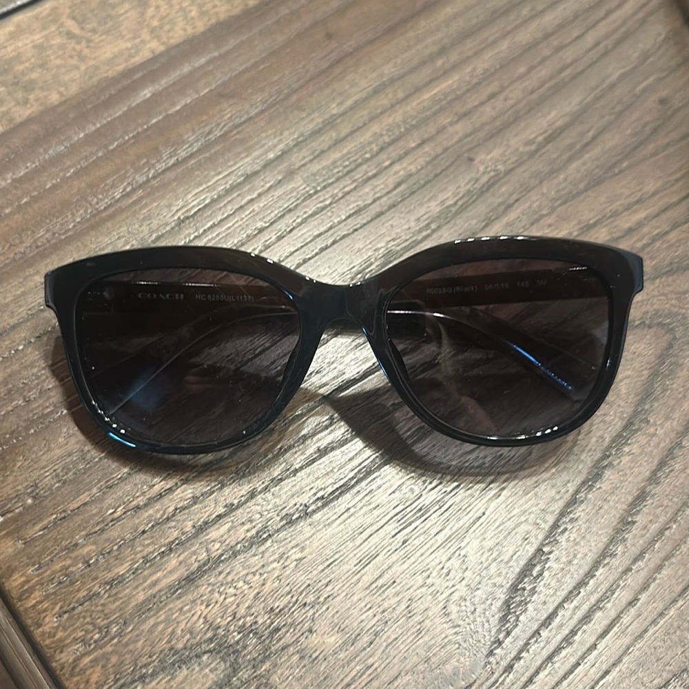 Coach Women’s Black Sunglasses 56mm